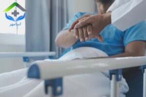 همراه بیمار در بیمارستان امام خمینی