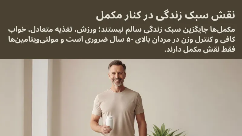 نقش سبک زندگی در کنار مکمل